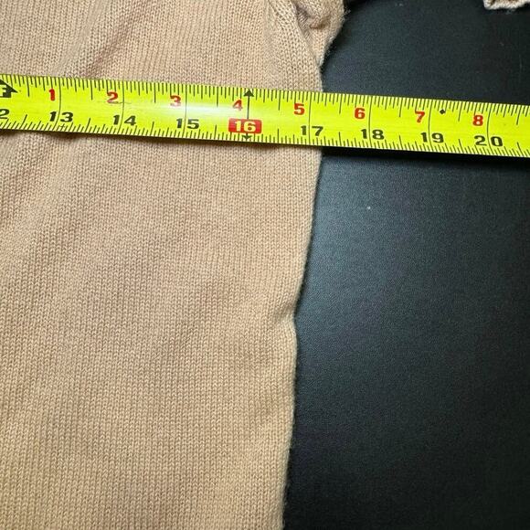 Tory Burch Collared Button Down Sweater Top Pullover Wool Cashmere Size Large - Picture 10 of 11